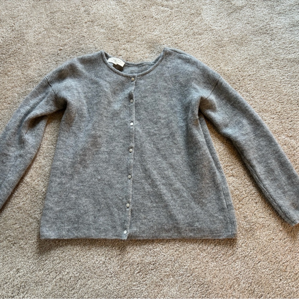 Sézane Gray Gaspard Cardigan